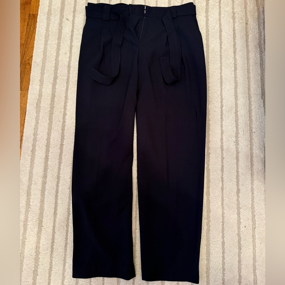 Maeve Navy Wide Leg Pants